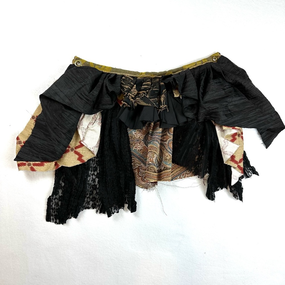 Damsel In This Dress Ruffled Bustle